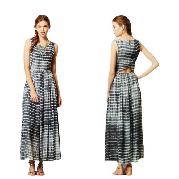 Anthropologie Neuw Shibori Maxi Dress - Picture 1 of 8